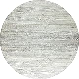 Zak Designs Island Life Drift Bleach Melamine Round Serving Platter, Durable and BPA Free (18 inches, Grey)