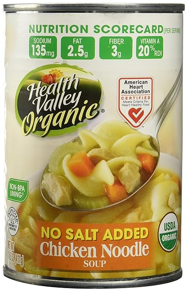 HEALTH VALLEY SOUP CHICKEN NOODLE NS24