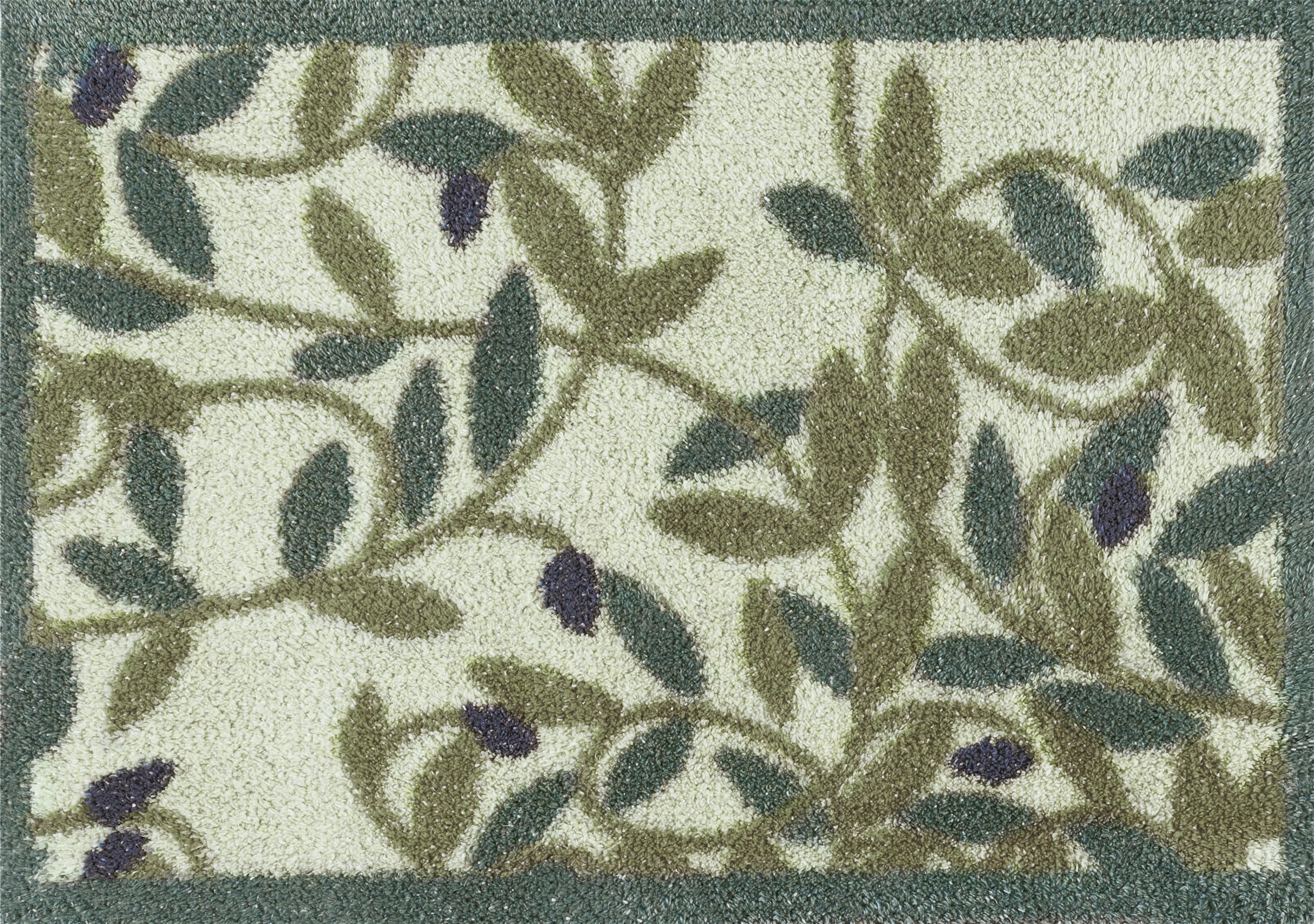 Turtle Mat, Small 40x60cm Baby Olive Highly absorbent Indoor barrier mat with Multi-Grip backing