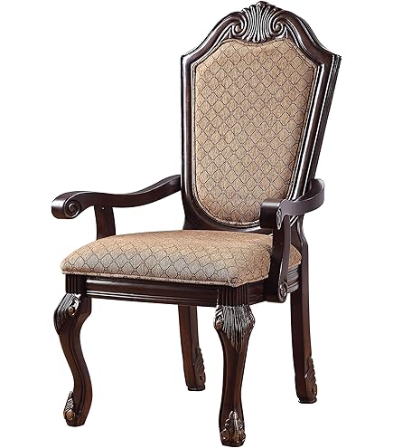 Amazon.com - Acme Furniture Chair, Fabric & Cherry - Chairs