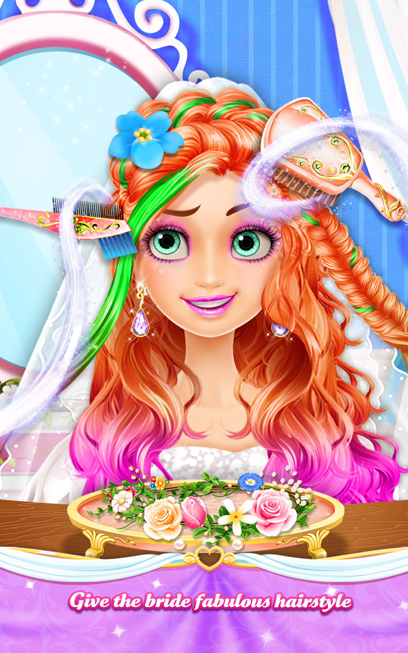 Amazon Com Long Hair Princess Dream Wedding Appstore For Android