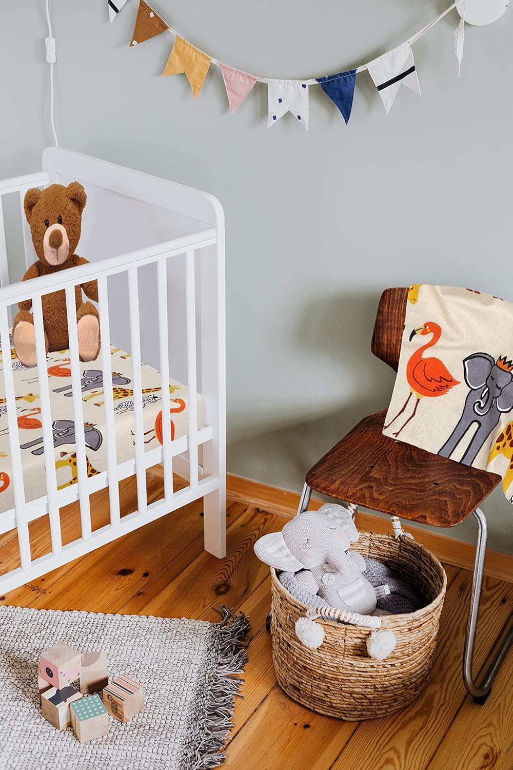 Ruvanti 6 Pack Baby Receiving Blanket. Jungle Safari 100% Cotton Flannel. Extra Large (30 X 30 Inch) Baby Blanket for Boy/Girl. Soft, Warm and Cozy Toddler Blanket for Infants, Babies and Kids.: Home & Kitchen