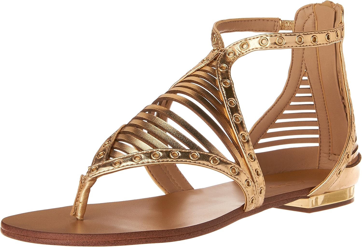 Aldo Women's XENNA Flat Sandals, Gold, 6.5 B US Amazon.ca Shoes