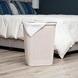 Mind Reader 60L Slim Laundry Hamper, Clothes