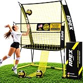 Apex Sports Volleyball Training Net Equipment System with Adjustable Height | Sturdy &amp; Portable | Improve Accuracy, Technique, and Skills | Ideal for Indoor/Outdoor Use | Easy Assembly &amp; Storage