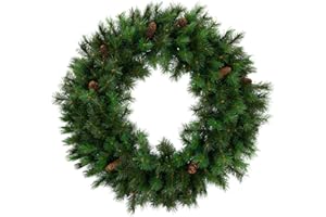 Northlight Royal Oregon Pine Artificial Christmas Wreath with Pinecones - 48" - Unlit