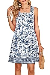 OFEEFAN Womens Summer Dresses 2025 Sundresses