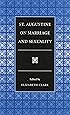 St. Augustine on Marriage and Sexuality (Selections from the Fathers of the Church)
