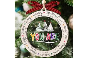 HANGWOOUS Christian Gifts for Women, 2025 Christmas Ornaments, Christian Christmas Ornaments, Religious Gifts for Women, Religious Ornament, New Year Gift, Xmas Gift for Friends, Friendship Gift