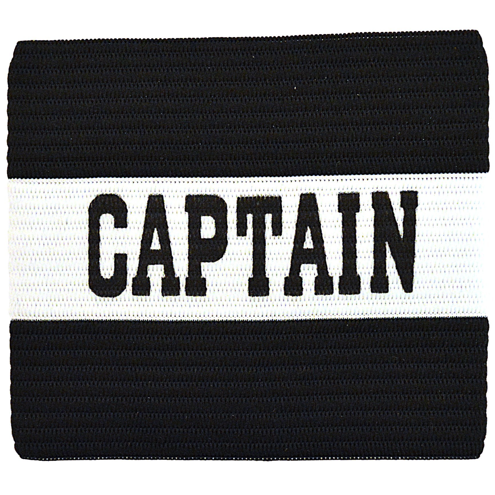 Chasing North Captains Armband for Football Hockey Rugby Netball – Youths & Men's Elasticated Sports Captain Armbands (Men's Black)