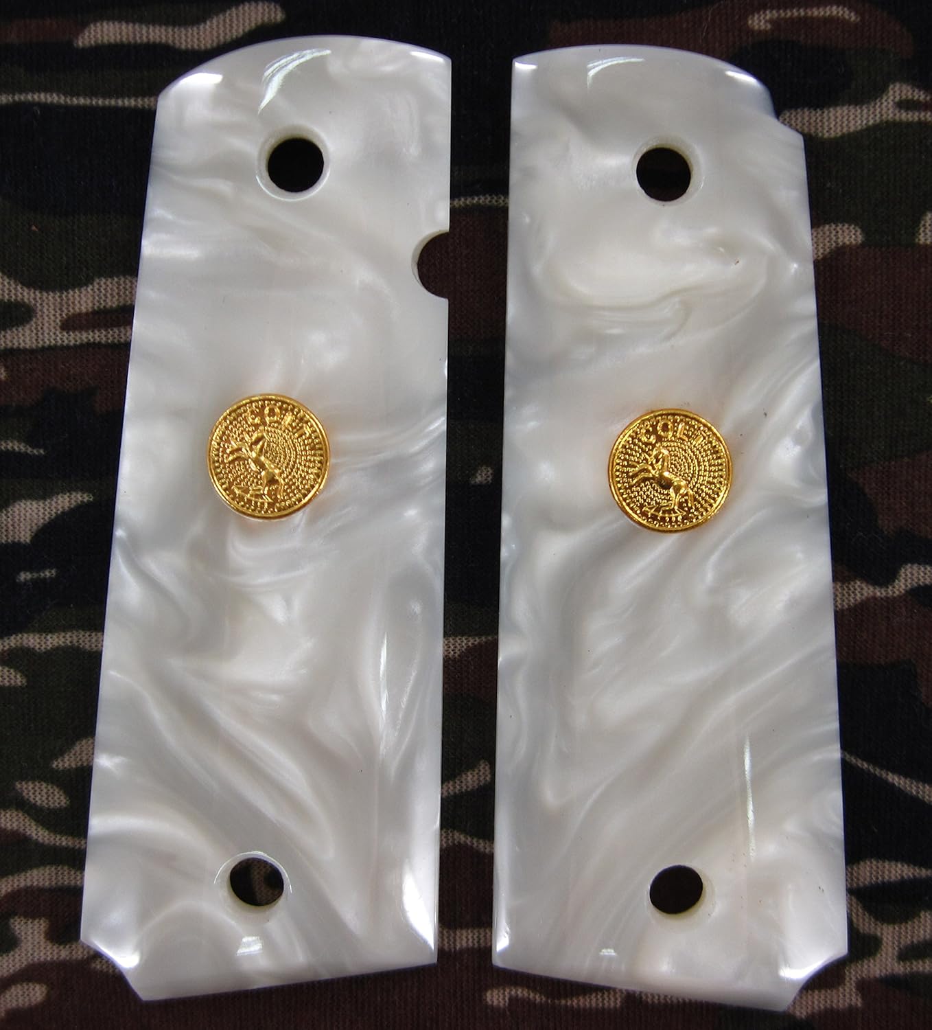 Colt 1911 White Pearl Grips Everything Else