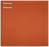 Utopia Kitchen Cotton Blend Napkins 12 Pack 46x46 cm Orange view 3