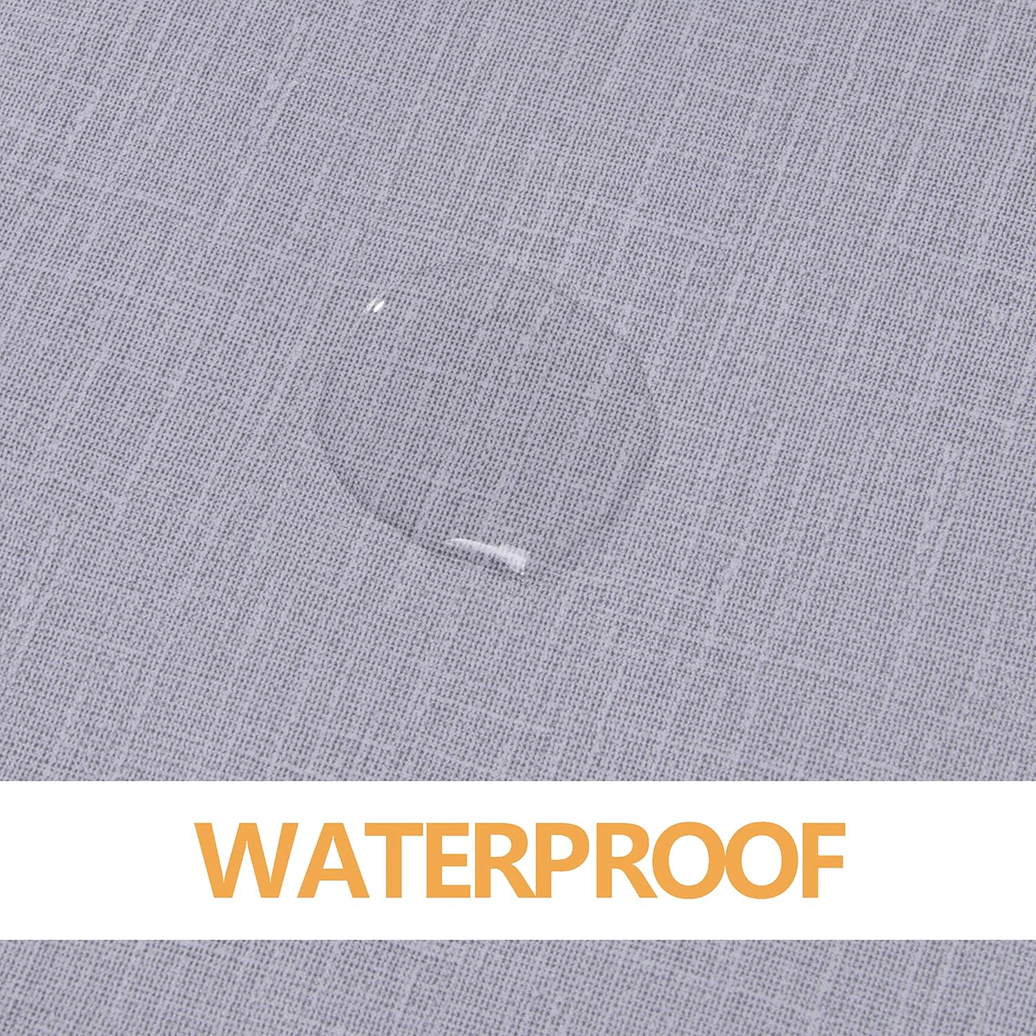 sancua 100% Waterproof Rectangle PVC Tablecloth - 54 x 78 Inch - Oil Proof Spill Proof Vinyl Table Cloth, Wipe Clean Table Cover for Dining Table, Buffet Parties and Camping, Grey: Home & Kitchen
