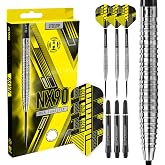 Harrows NX90 Darts, 90% Tungsten Steel Tip Darts Set, Includes High-Grade Shafts, Aerodynamic Dart Flights, Available in Sizes 21g, 22g, 23g, 24g, 25g &amp; 26g