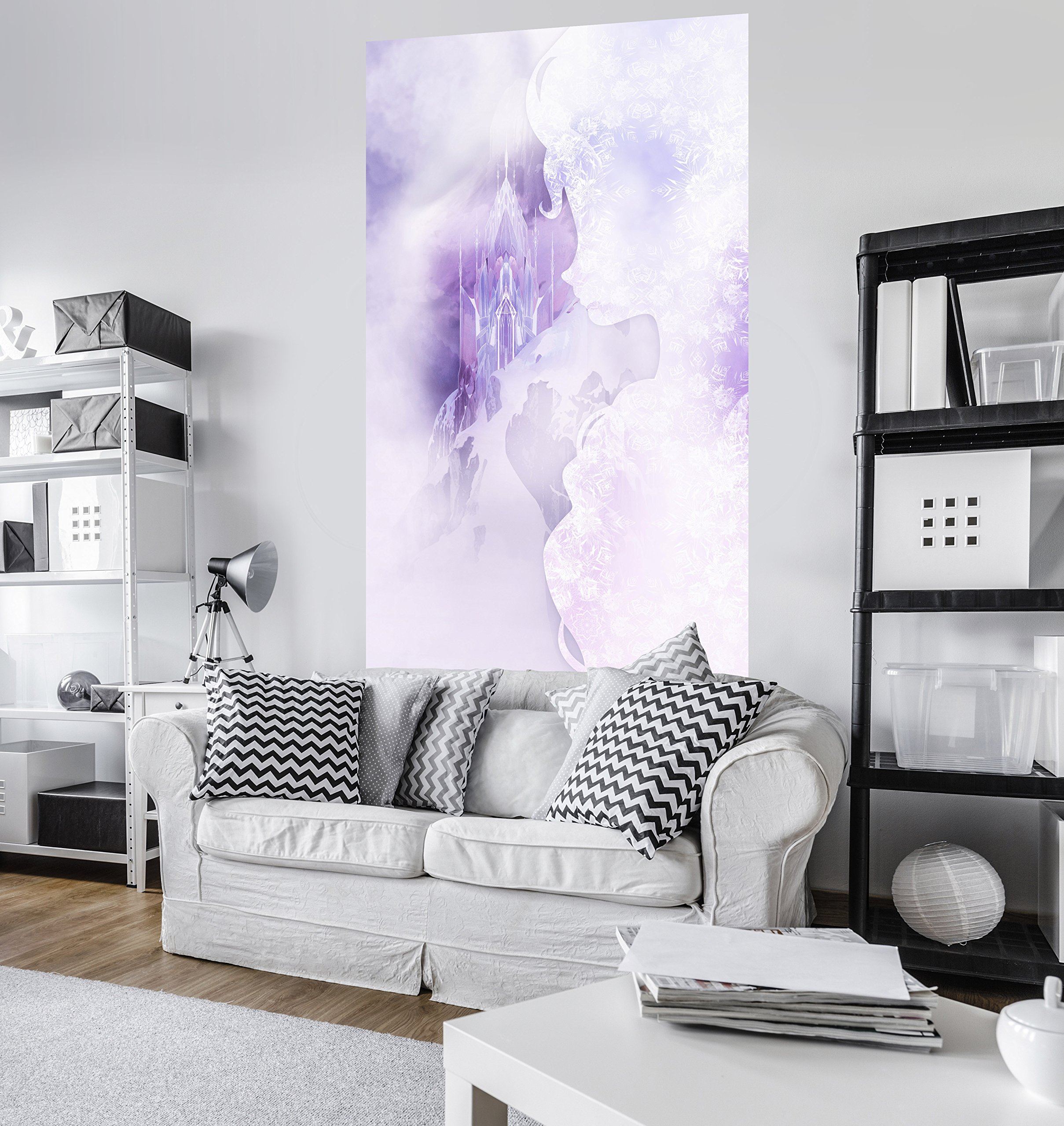 Komar VD-033 Frozen Winter Mist Wallpaper - Multi-Colour