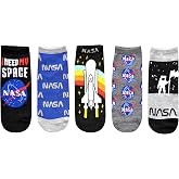 Hyp NASA I Need My Space Juniors/Womens 5 Pack Ankle Socks
