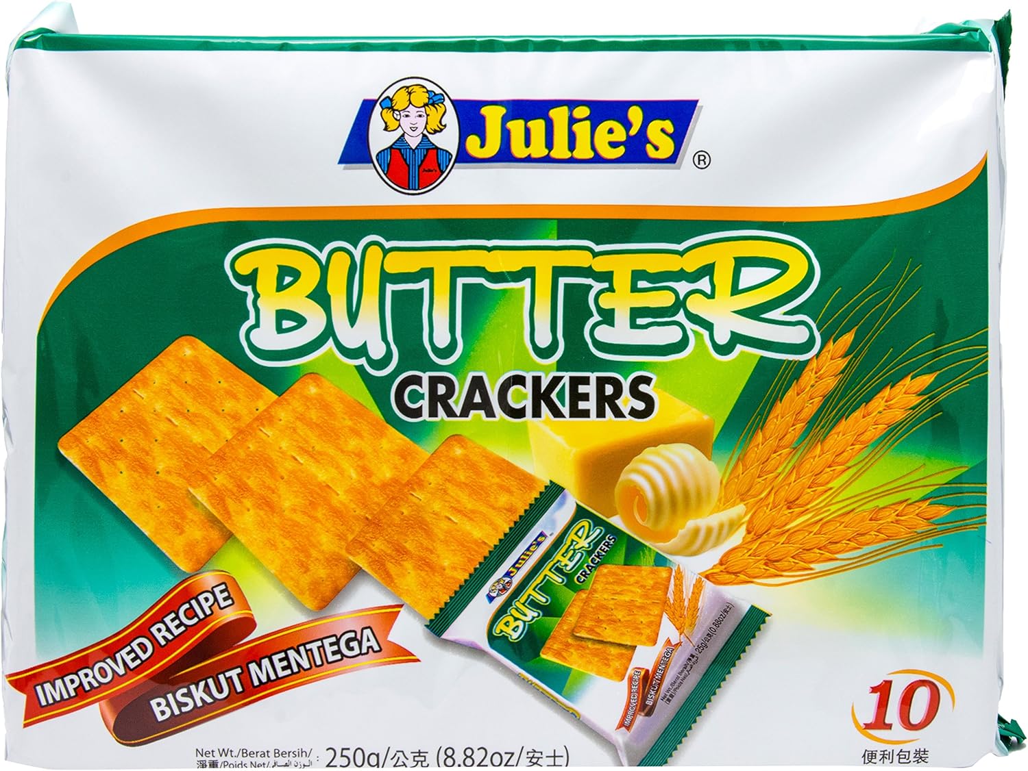Julie's Butter Crackers Biscuits, 250g Amazon.sg Grocery & Gourmet Food