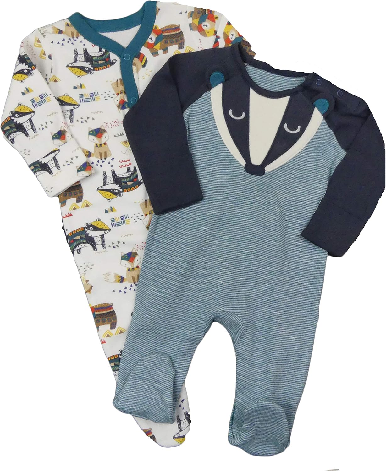 baby boy sleepsuit set