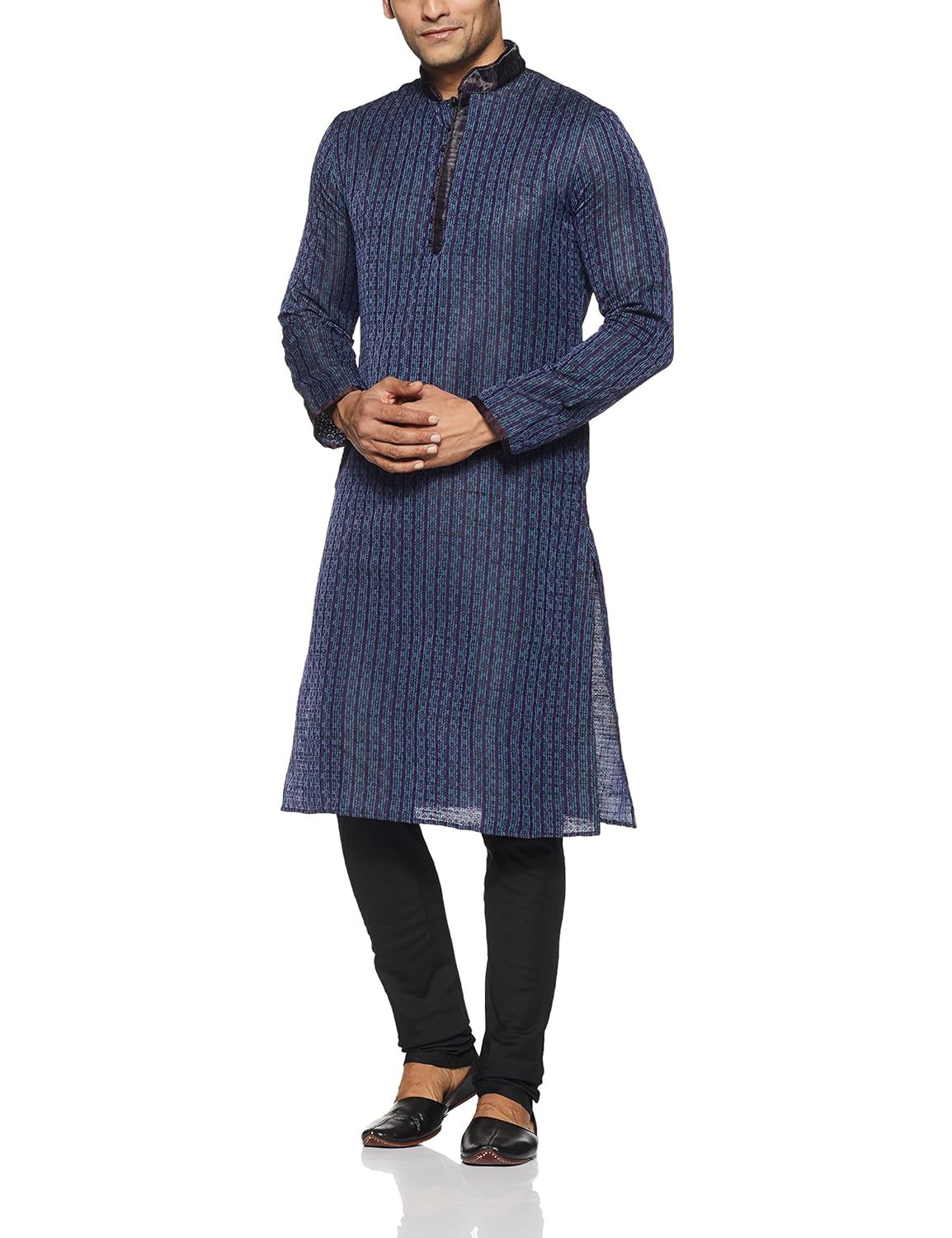 manu men's art silk kurta pyjama