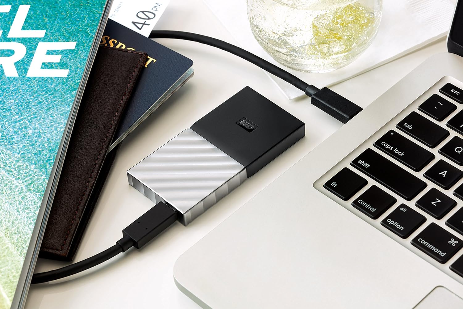 Western Digital WDBK3E2560PSL-WESN 256 GB My Passport SSD Portable External Solid State Drive, Black/Grey - Image 5