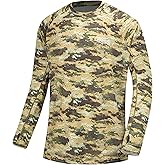 Men's UPF 50+ Sun Protection Shirt Long Sleeve Quick Dry Fishing Shirt Rash Guard Swimming Hiking Running-1003