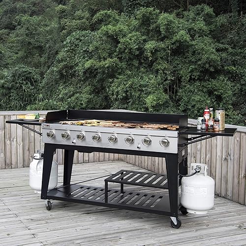 Royal Gourmet 8-Burner Gas Grill, 104,000 BTU Liquid Propane Grill