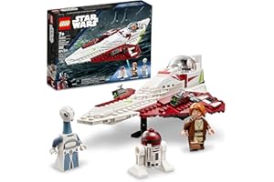 LEGO Star Wars OBI-Wan Kenobi's Jedi Starfighter 75333 Building Toy Set - Features Minifigures, Lightsaber, Clone Starship from Attack of The Clones, Great Gift for Kids, Boys, and Girls Ages 7+