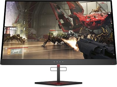 HP OMEN X 27 Gaming Monitor 240Hz QHD 1ms AMD FreeSync2 HDR 6FN07AA#ABB