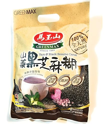 黒木ソムデット クルバ・ブーンチュム Amazon.com: GREENMAX Yam & Black Sesame Cereal – Instant Hot