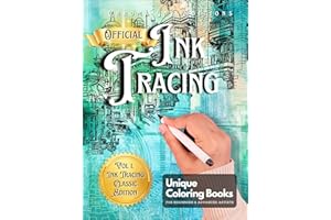 Ink Tracing Coloring Book: Follow the White Lines to Reveal a Unique City - A New Concept for the Reverse Coloring Book, Pen 