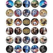 Amazon.com: 30 x Edible Cupcake Toppers – Galactic Adventure ...