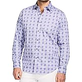Robert Graham Mens Ogden Long Sleeve Button Down Woven Shirt