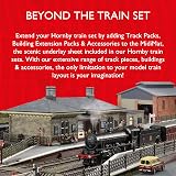 Hornby R8224 OO Gauge Track Extension Pack D Curves LH Point Buffer Stop view 6