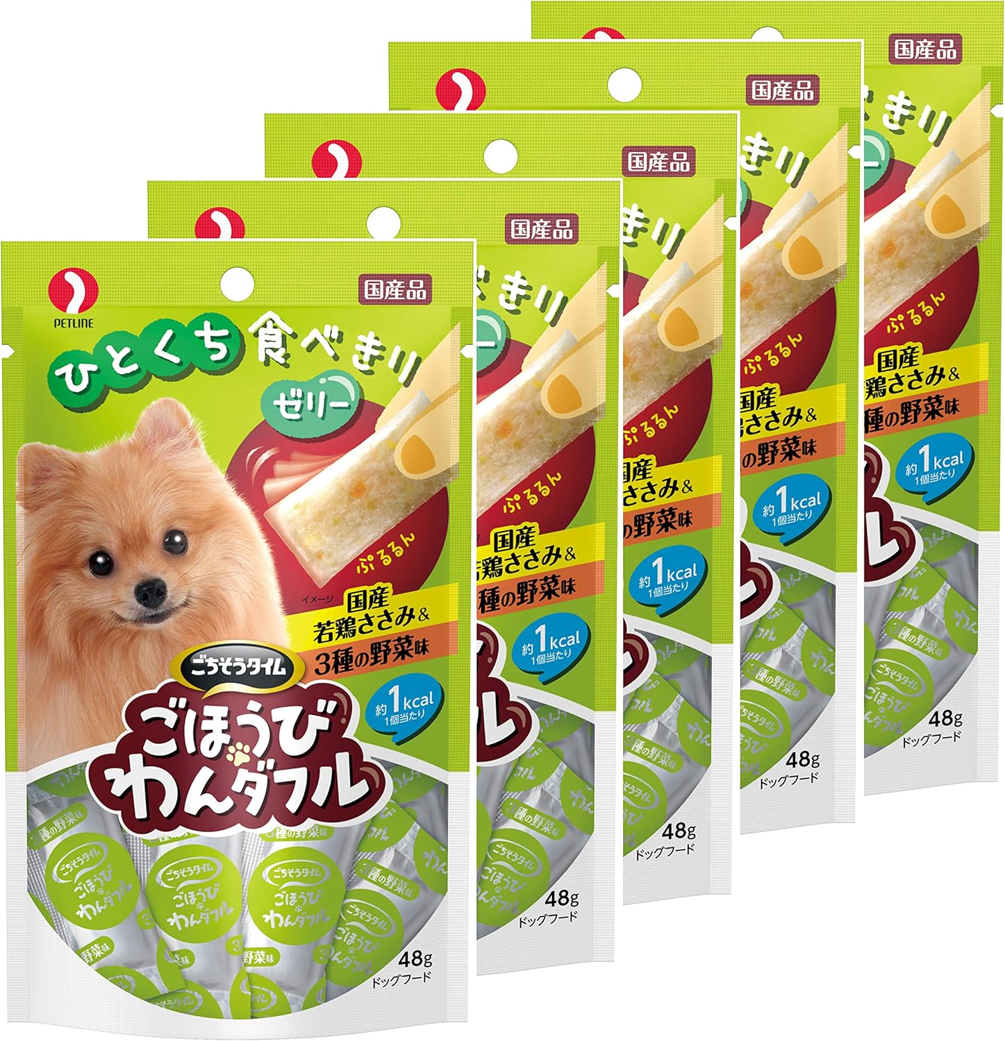 Amazon ごちそうタイム 犬用おやつ ごほうびわんダフル 国産若鶏ささみ 3種の野菜味 48gx5 まとめ買い ごちそうタイム ビスケット クッキー スナック 通販