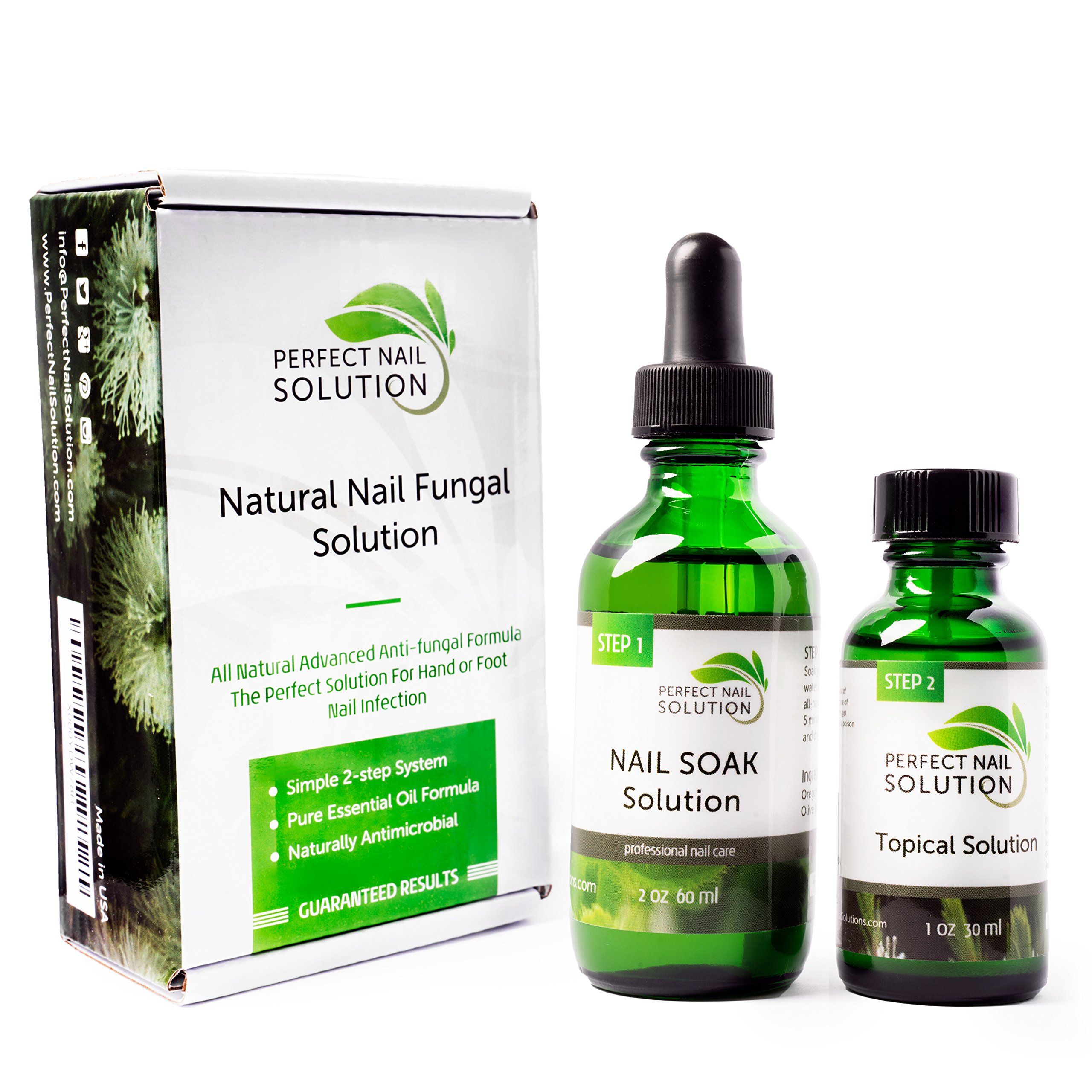 Toenail Fungus Treatment Natural 2Step Topical AntiFungal Solution