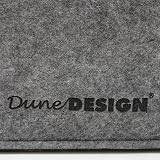 DuneDesign Felt Firewood Basket 40x25x30cm Grey 15KG Shopping Tote Bag view 6