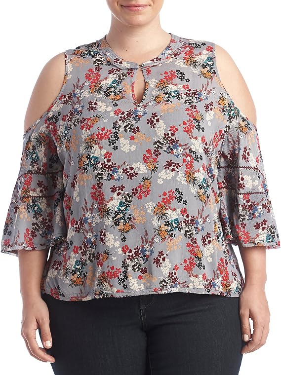 navy blue peasant top
