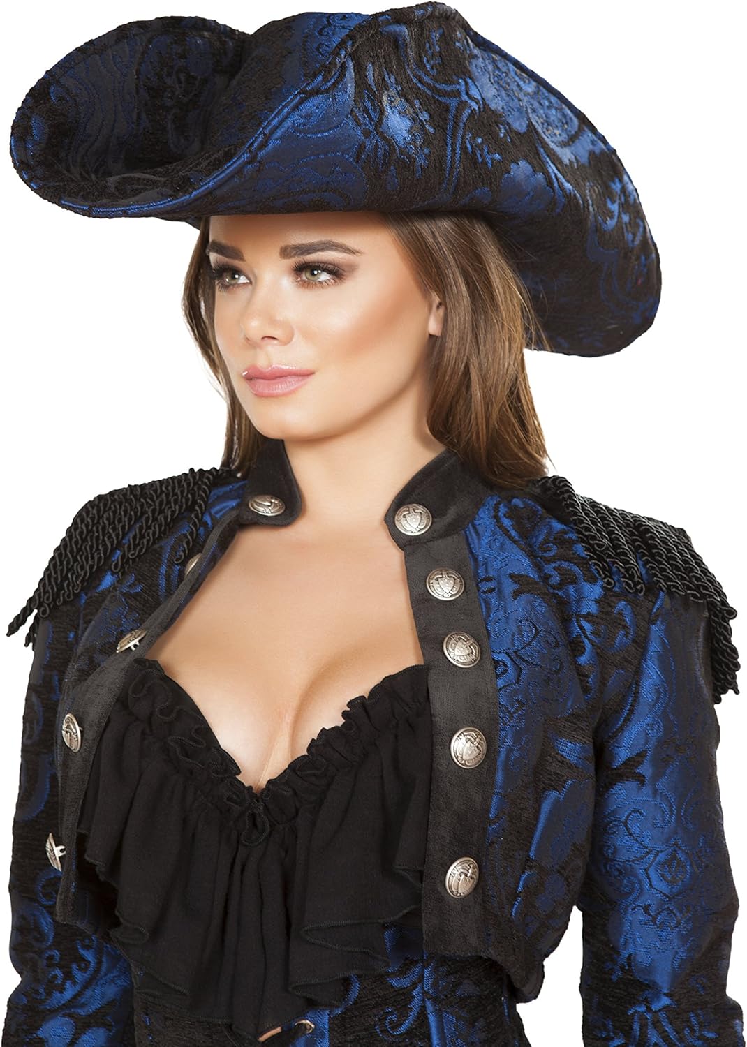 blue pirate hat