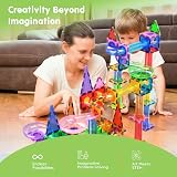 PicassoTiles 150pc Magnetic Marble Run Track Set STEM Educational Toy view 6