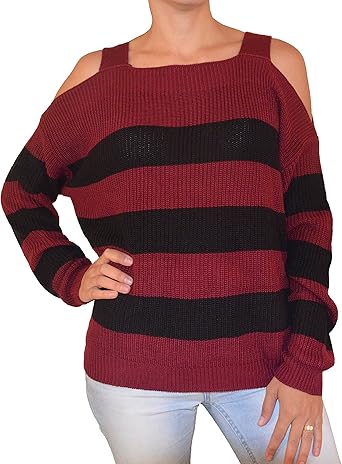 amazon cold shoulder sweaters