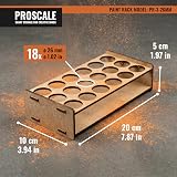 PROSCALE Mini Paint Rack 26mm Dropper Bottles Portable Organizer view 2