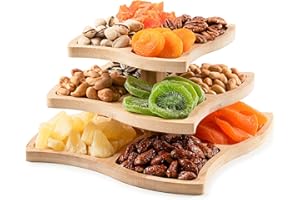 BONJOIE Fruit and Nut Gift Basket Perfect for Women and Men Nut and Fruit Gift Baskets for Mom, Dad, Brother, Couple, Or Family - Prime Choice for All Occasions