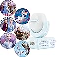 Projectables Frozen 2 LED Night Light, 6-Image, Plug-in, Dusk-to-Dawn, UL-Listed, Scenes of Elsa, Anna, and Olaf on Ceiling, 