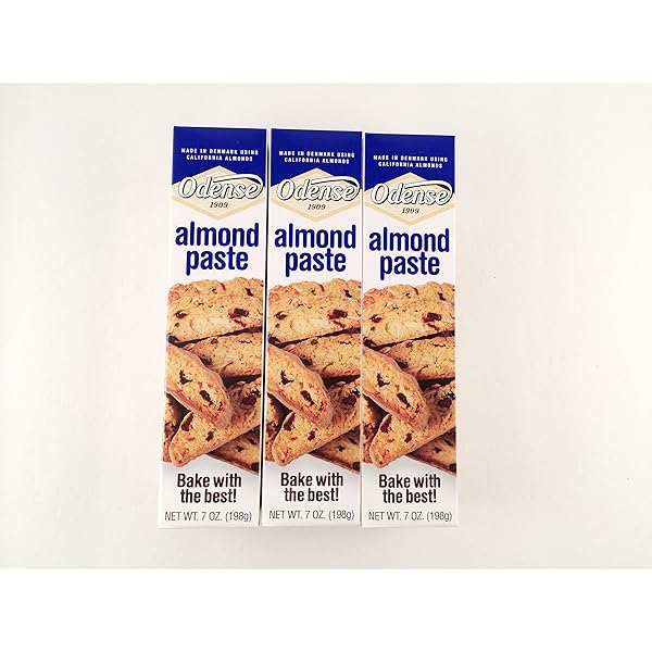 Amazon Com Odense Marzipan Almond Candy Dough 7 Ounce Pack Of 6 Marzipan Paste Grocery Gourmet Food
