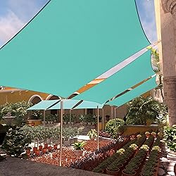 Colourtree TAPR0810 Custom Size 9' x 15' Turquoise