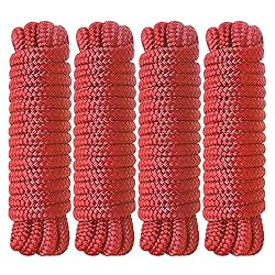Dock Lines 3/8" x 15' Boat Dock line Double Braided