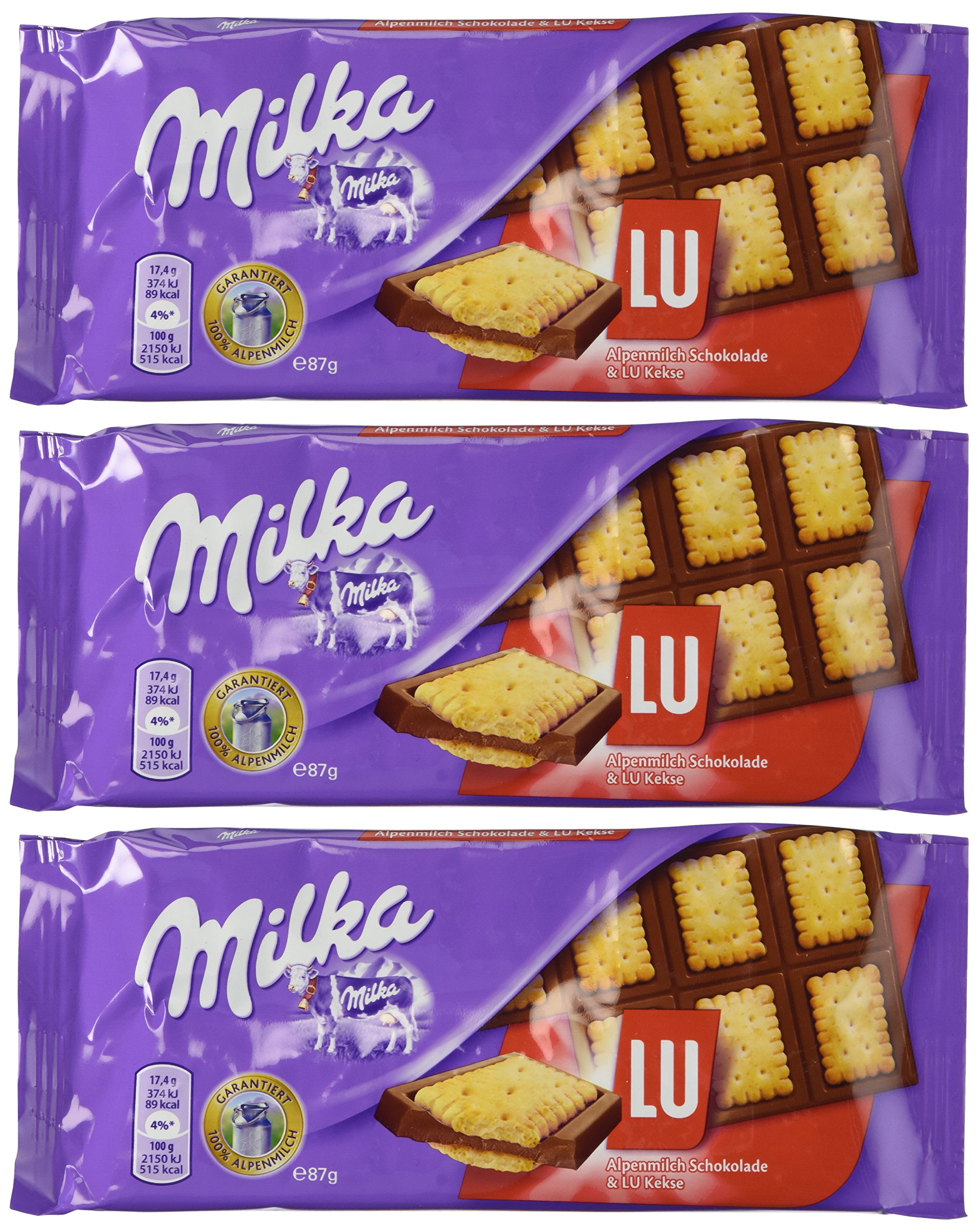 Milka & Lu Biscuits - Pack of 3