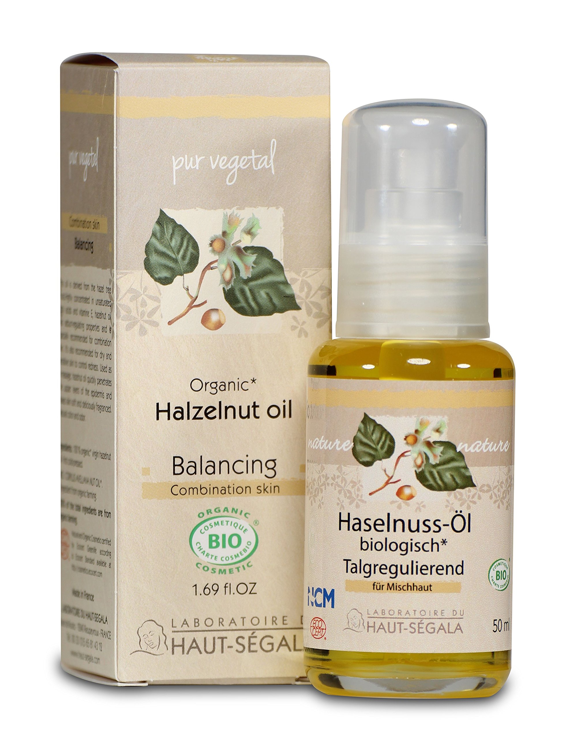 Laboratoire Du Haut-Segala Organic Virgin Hazelnut Oil, 50 ml