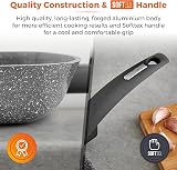 Tower Cerastone Forged Grill Pan 25cm Graphite Non-Stick Soft Handle view 5
