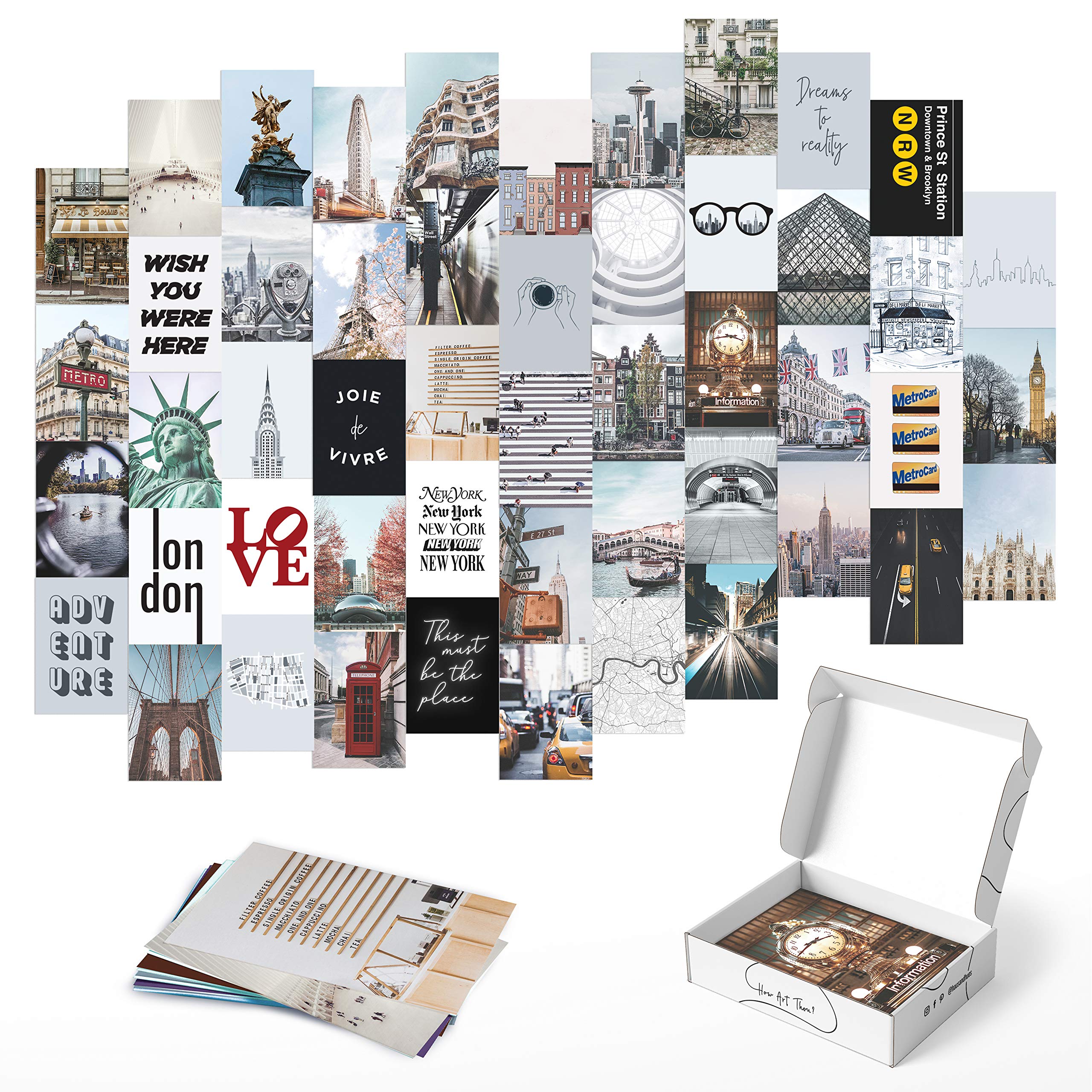 Buy Haus and Hues Aesthetic Photo Collage Kit City Wall Collage Kit